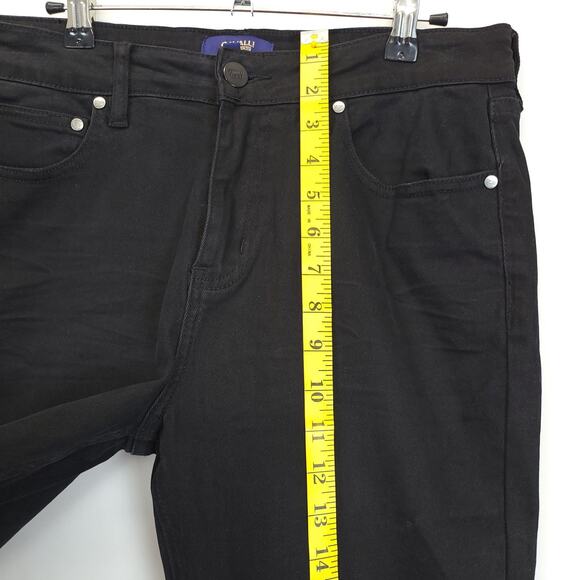 Cavalli Class Ultra Slim Ankle Back Jeans Rip Mid Rise Women 30 Pants Grunge - Picture 5 of 15